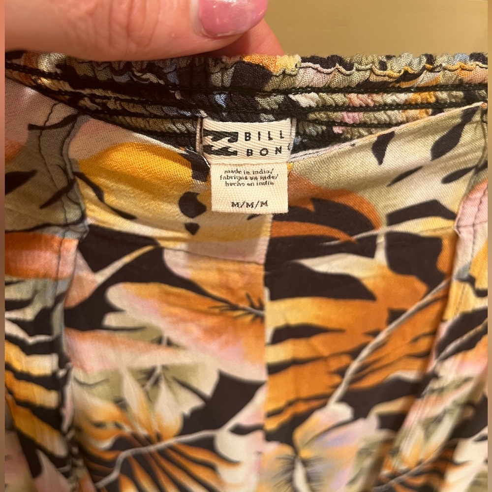 Billabong Tropical Print Wide-Leg Pants - Picture 9 of 11